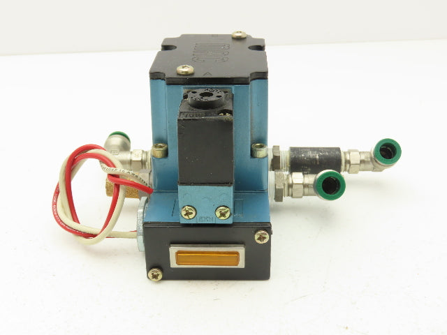 MAC 6311D-212-PM-111DA Pneumatic Solenoid Valve 120V 60Hz 3/8"NPT Manifold