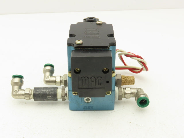 MAC 6311D-212-PM-111DA Pneumatic Solenoid Valve 120V 60Hz 3/8"NPT Manifold