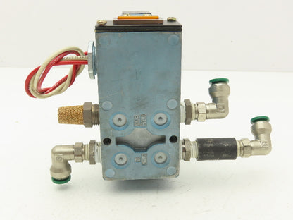 MAC 6311D-212-PM-111DA Pneumatic Solenoid Valve 120V 60Hz 3/8"NPT Manifold