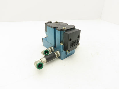 MAC 6311D-211-PM-111DA Pneumatic Solenoid Piloted Valve 4/2 Way 120VAC 150 PSI