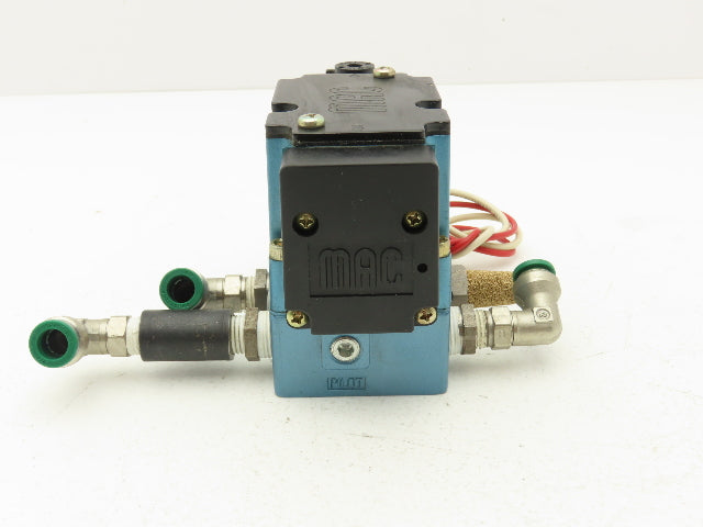 MAC 6311D-211-PM-111DA Pneumatic Solenoid Piloted Valve 4/2 Way 120VAC 150 PSI