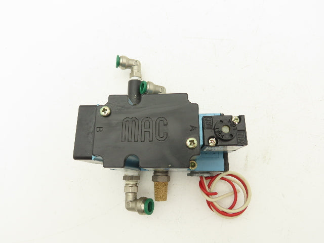 MAC 6311D-211-PM-111DA Pneumatic Solenoid Piloted Valve 4/2 Way 120VAC 150 PSI
