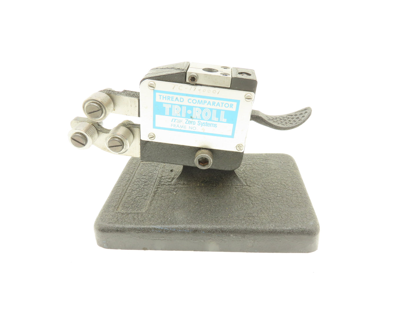 ITW Zero Systems Frame No 4 Tri-Roll Thread Checker Comparator 1.25 Metric Heads