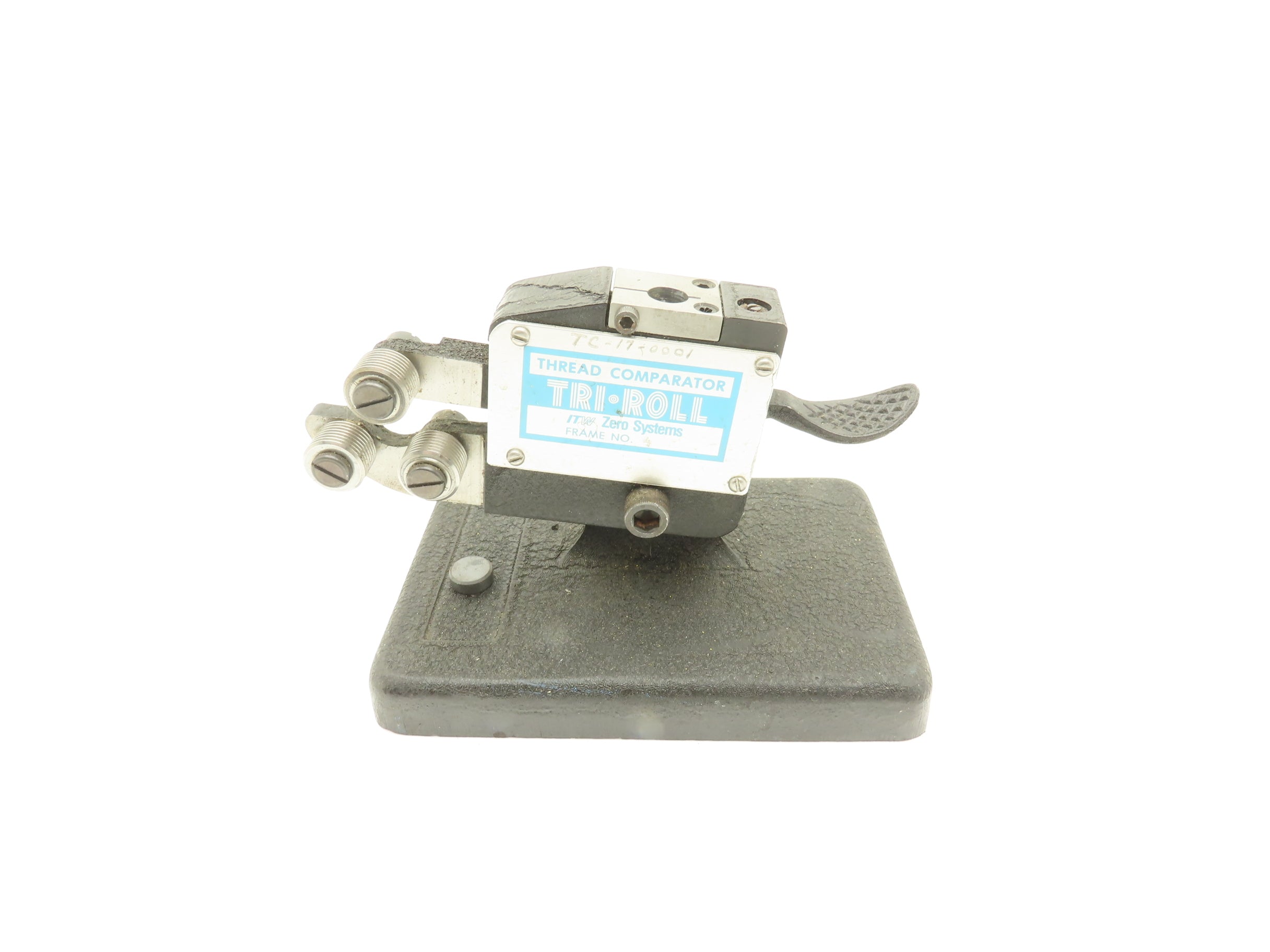 ITW Zero Systems Frame No 4 Tri-Roll Thread Checker Comparator 1.25 Me ...