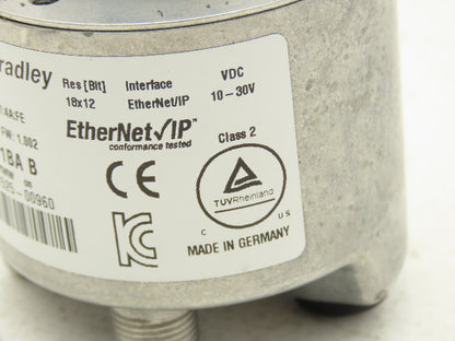 Allen Bradley 842E-MIP1BA B Absolute Encoder 10-30VDC EtherNet IP 3/8" Shaft