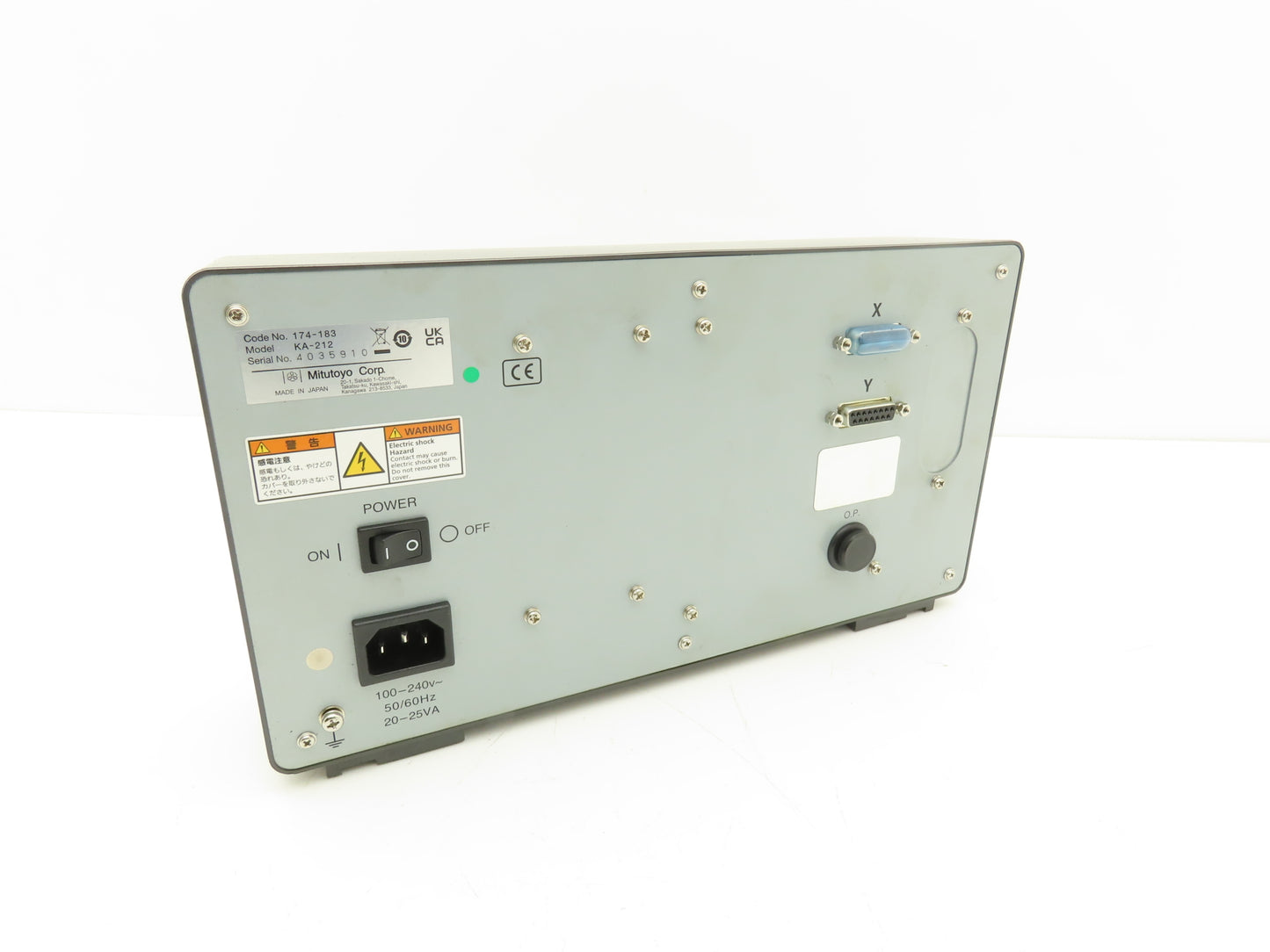 Mitutoyo KA-212 Digital Counter 2-Axis Display for Profile Projector 174-183