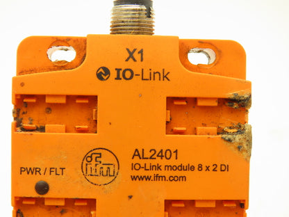 IFM  AL2401 IO-Link Compact Line Module 8 x 2 Inputs M12 IP67 18-30 VDC