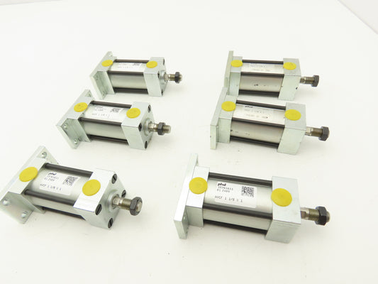 phd AVCF 1 1/8 X 1 Pneumatic Air Cylinder 1-1/8" Bore 1" Stroke 150PSI Lot of 6