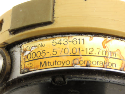 6x6x2" Granite Indicator Stand Mount Inspection Plate w/Mitutoyo Gage 0-1/2"