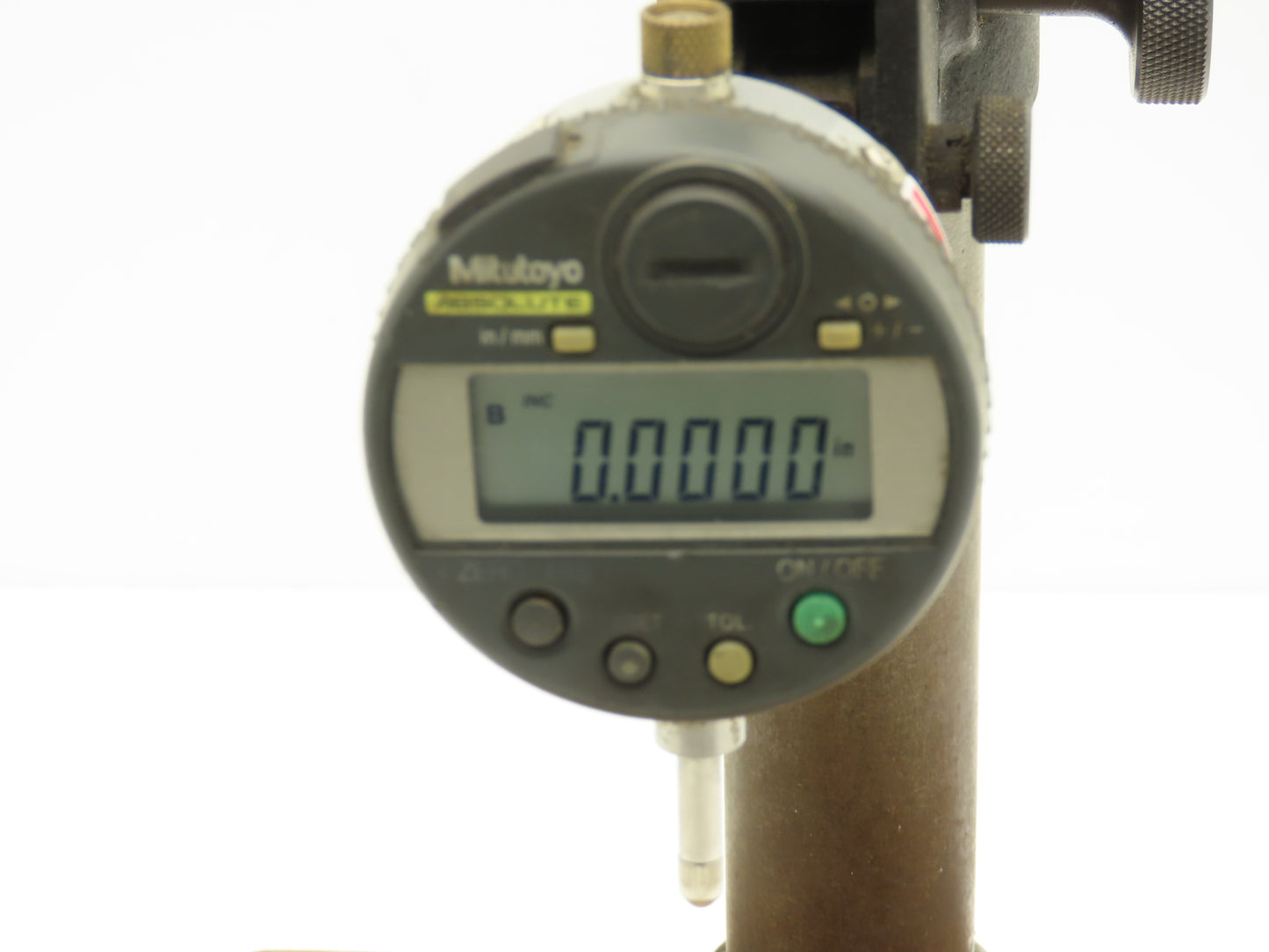 Starrett 12x8x2" Granite Indicator Stand Mount Inspection Plate w/Mitutoyo Gage