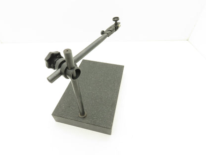 12x8x2" Black Granite Indicator Stand Mount Inspection Plate 10" Adjustable Arm