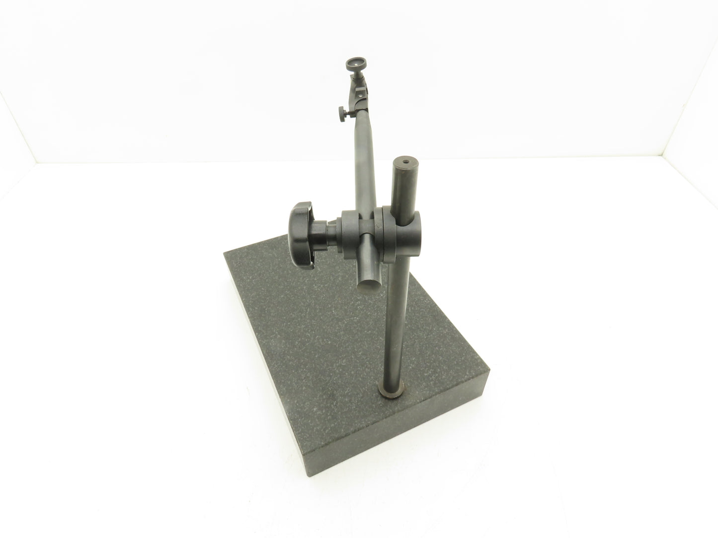 12x8x2" Black Granite Indicator Stand Mount Inspection Plate 10" Adjustable Arm