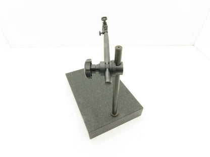 12x8x2" Black Granite Indicator Stand Mount Inspection Plate 10" Adjustable Arm