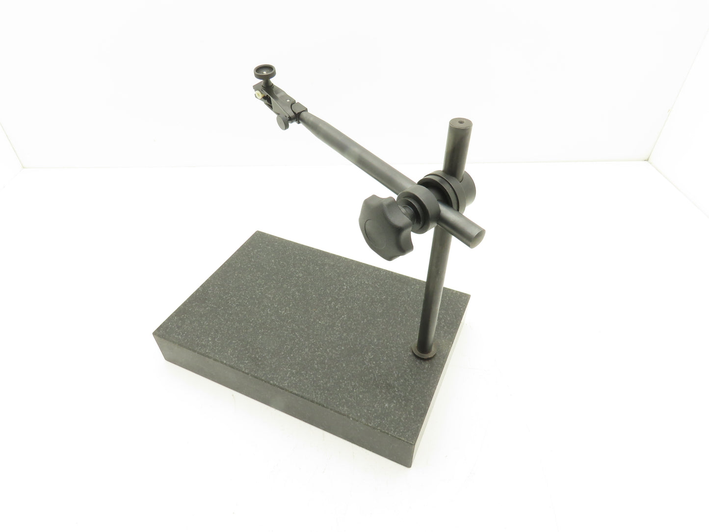 12x8x2" Black Granite Indicator Stand Mount Inspection Plate 10" Adjustable Arm
