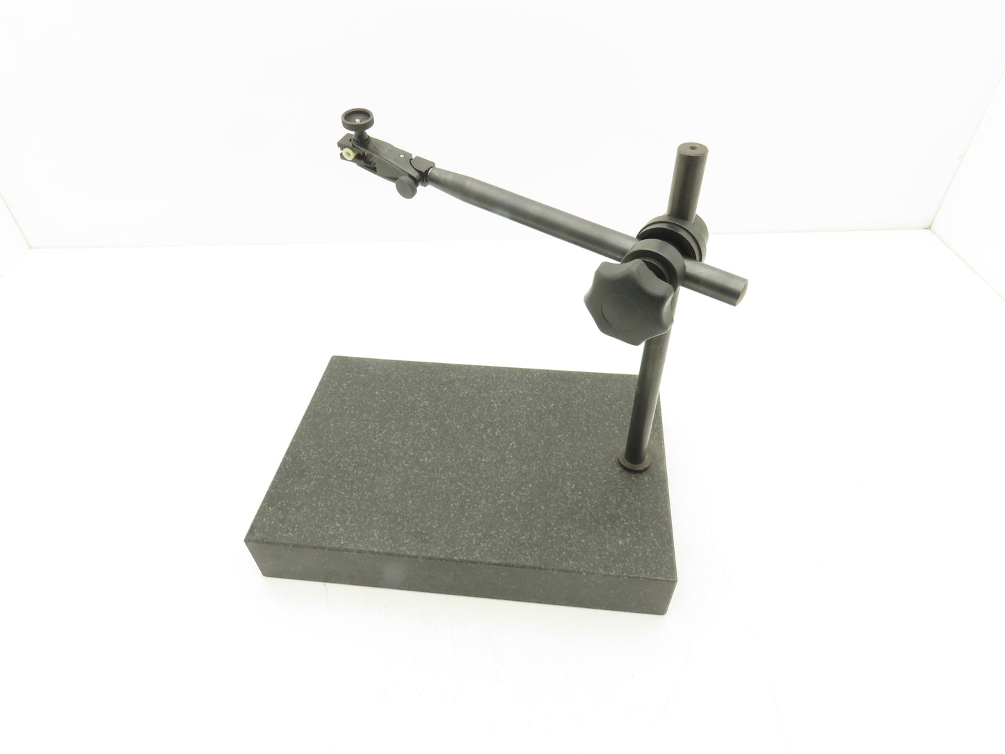 12x8x2" Black Granite Indicator Stand Mount Inspection Plate 10" Adjustable Arm