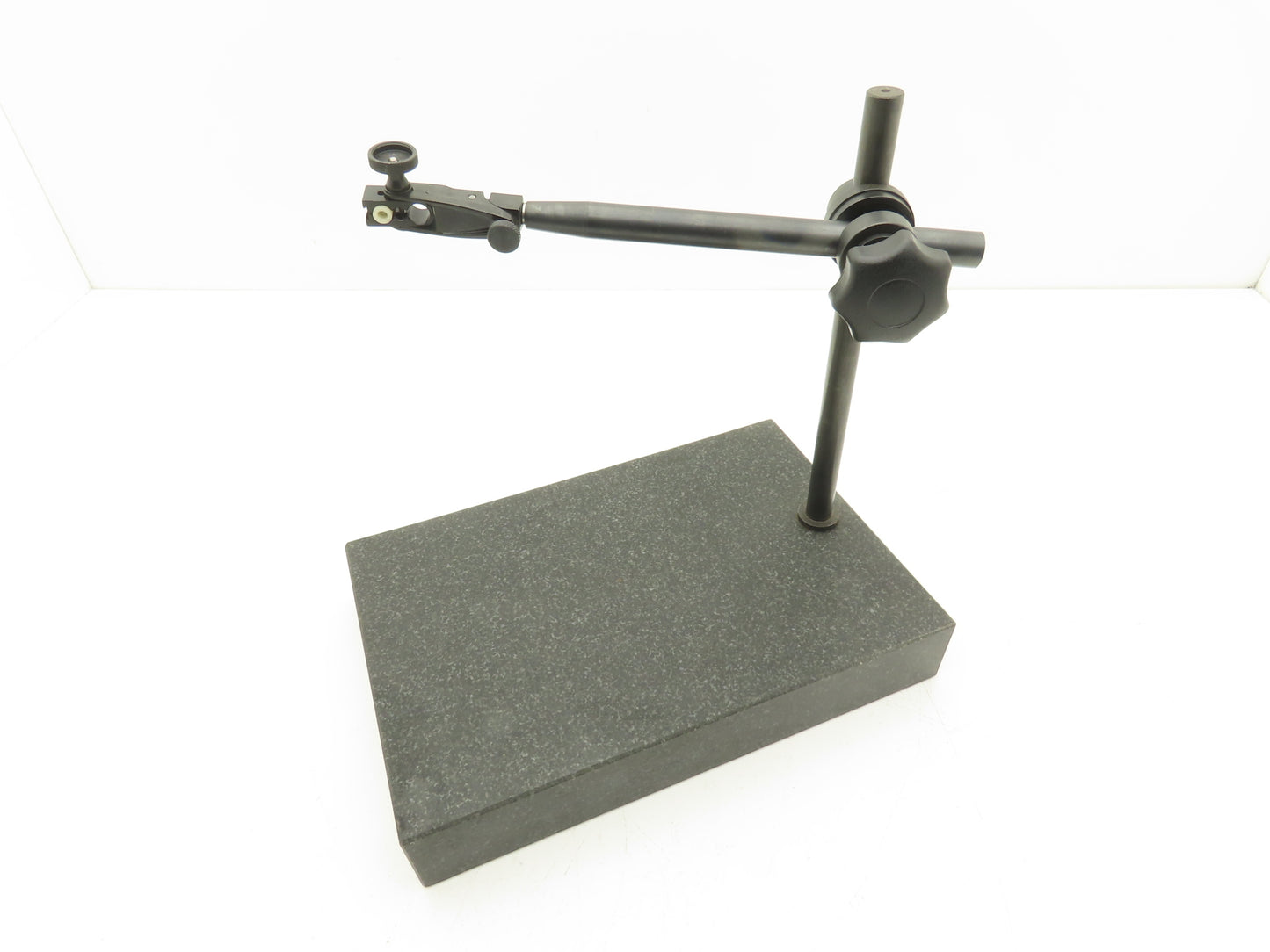 12x8x2" Black Granite Indicator Stand Mount Inspection Plate 10" Adjustable Arm