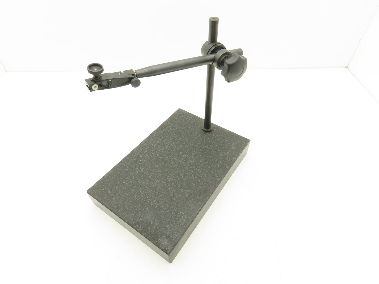12x8x2" Black Granite Indicator Stand Mount Inspection Plate 10" Adjustable Arm