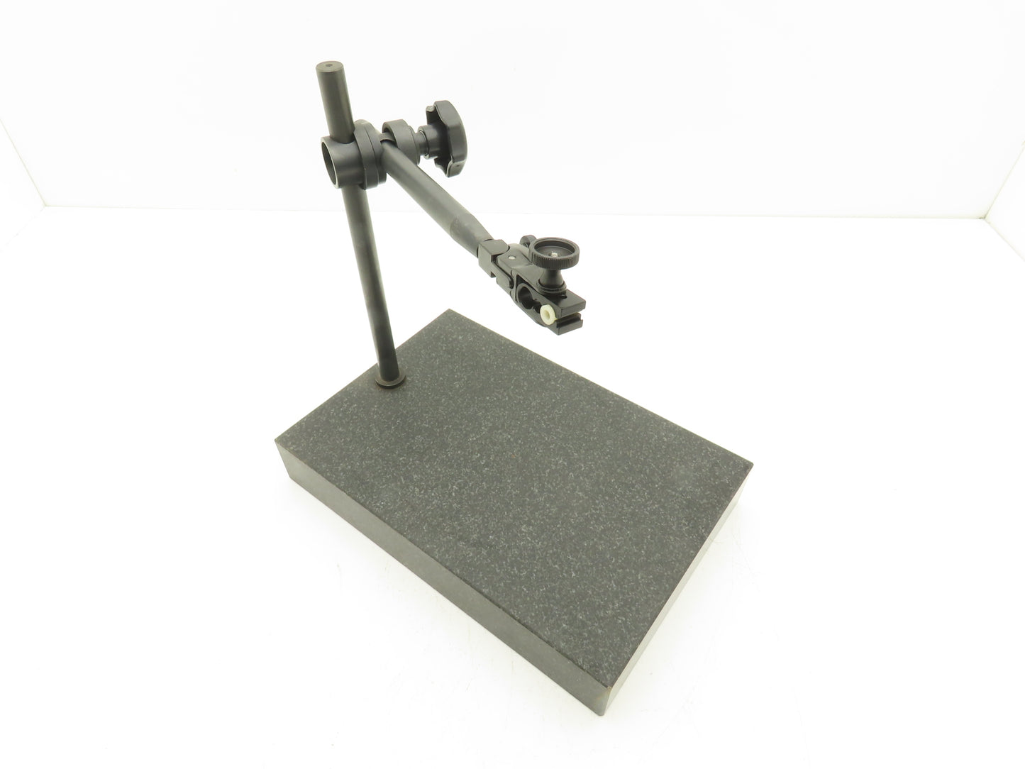 12x8x2" Black Granite Indicator Stand Mount Inspection Plate 10" Adjustable Arm