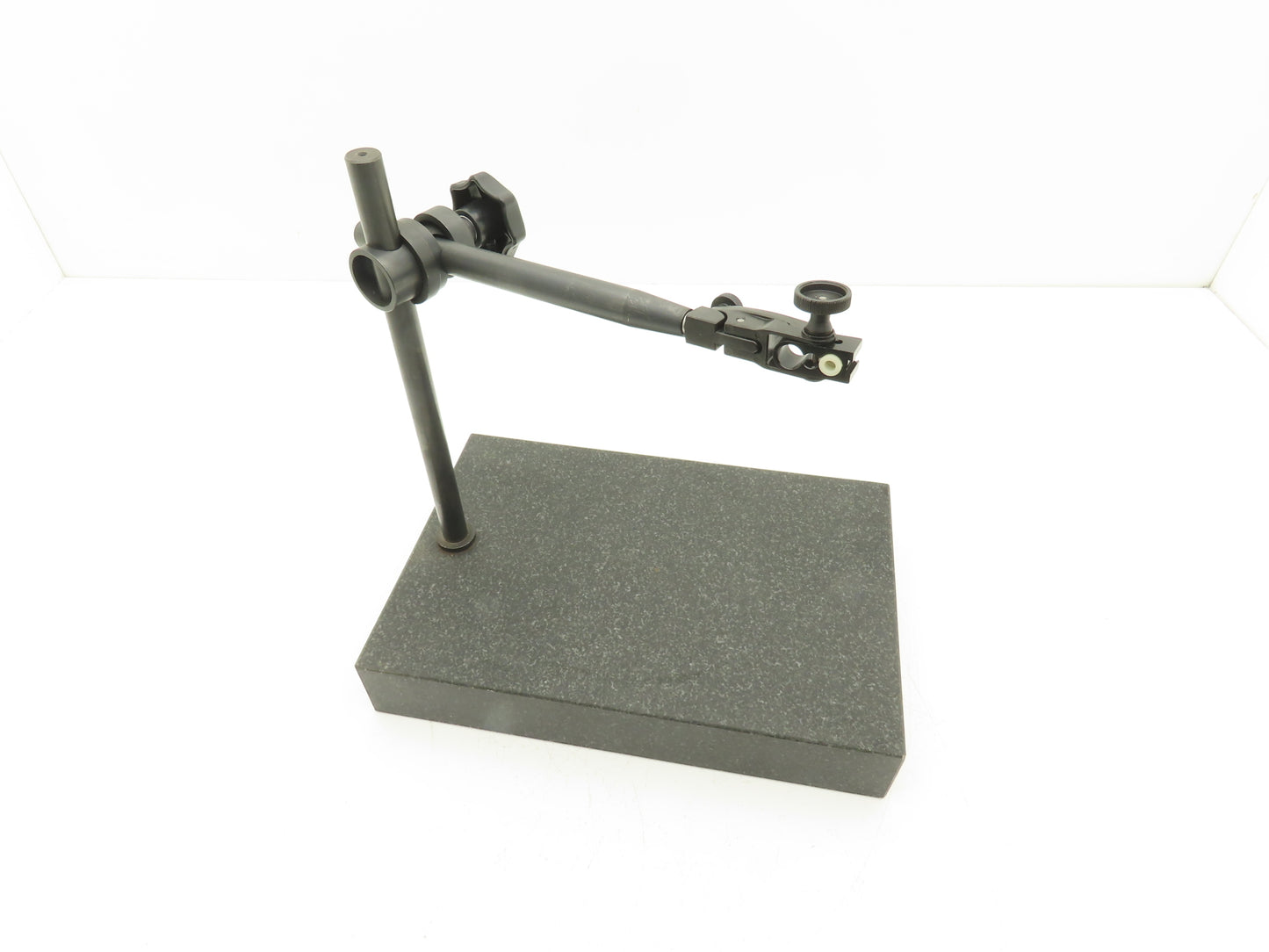 12x8x2" Black Granite Indicator Stand Mount Inspection Plate 10" Adjustable Arm