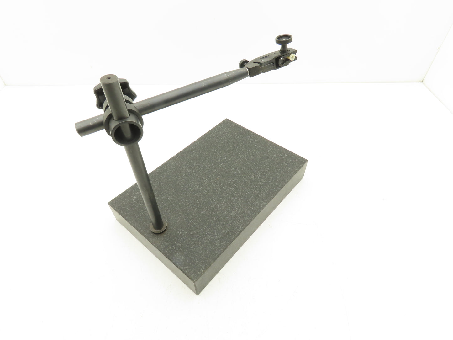 12x8x2" Black Granite Indicator Stand Mount Inspection Plate 10" Adjustable Arm