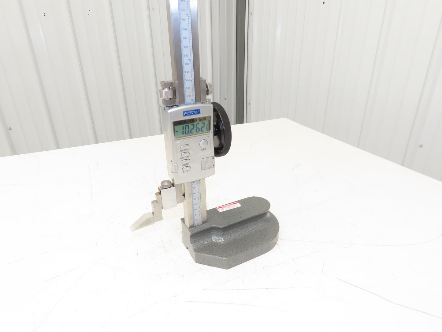 Fowler 54-175-024-0 E Plus Digital Z Height Gage 0-24" Range 600mm .0005"