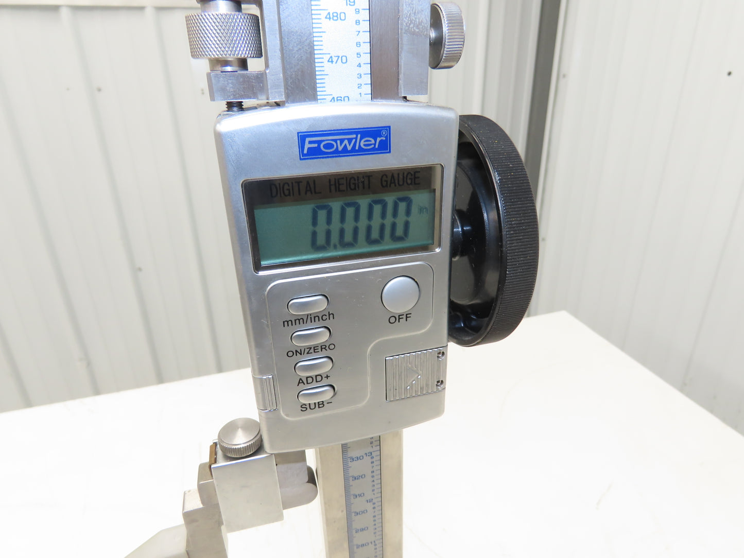Fowler 54-175-024-0 E Plus Digital Z Height Gage 0-24" Range 600mm .0005"