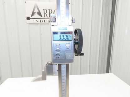 Fowler 54-175-024-0 E Plus Digital Z Height Gage 0-24" Range 600mm .0005"