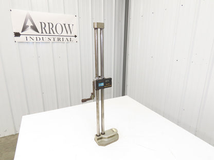 Fowler 54-174-224 Twin Beam Dual Post Digital Height Gage 0-24" Range 600mm