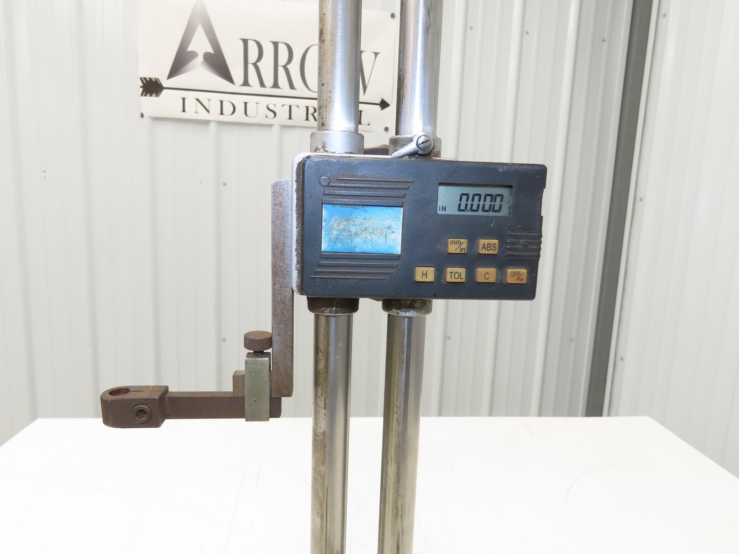 Fowler 54-174-224 Twin Beam Dual Post Digital Height Gage 0-24" Range 600mm