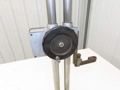 Fowler 54-174-224 Twin Beam Dual Post Digital Height Gage 0-24" Range 600mm