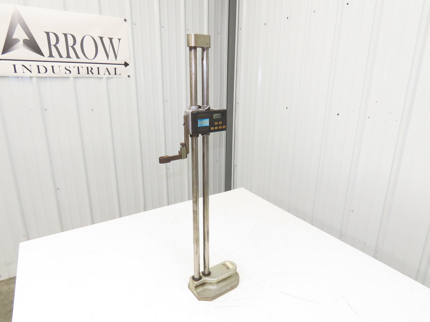 Fowler 54-174-224 Twin Beam Dual Post Digital Height Gage 0-24" Range 600mm