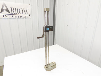 Fowler 54-174-224 Twin Beam Dual Post Digital Height Gage 0-24" Range 600mm
