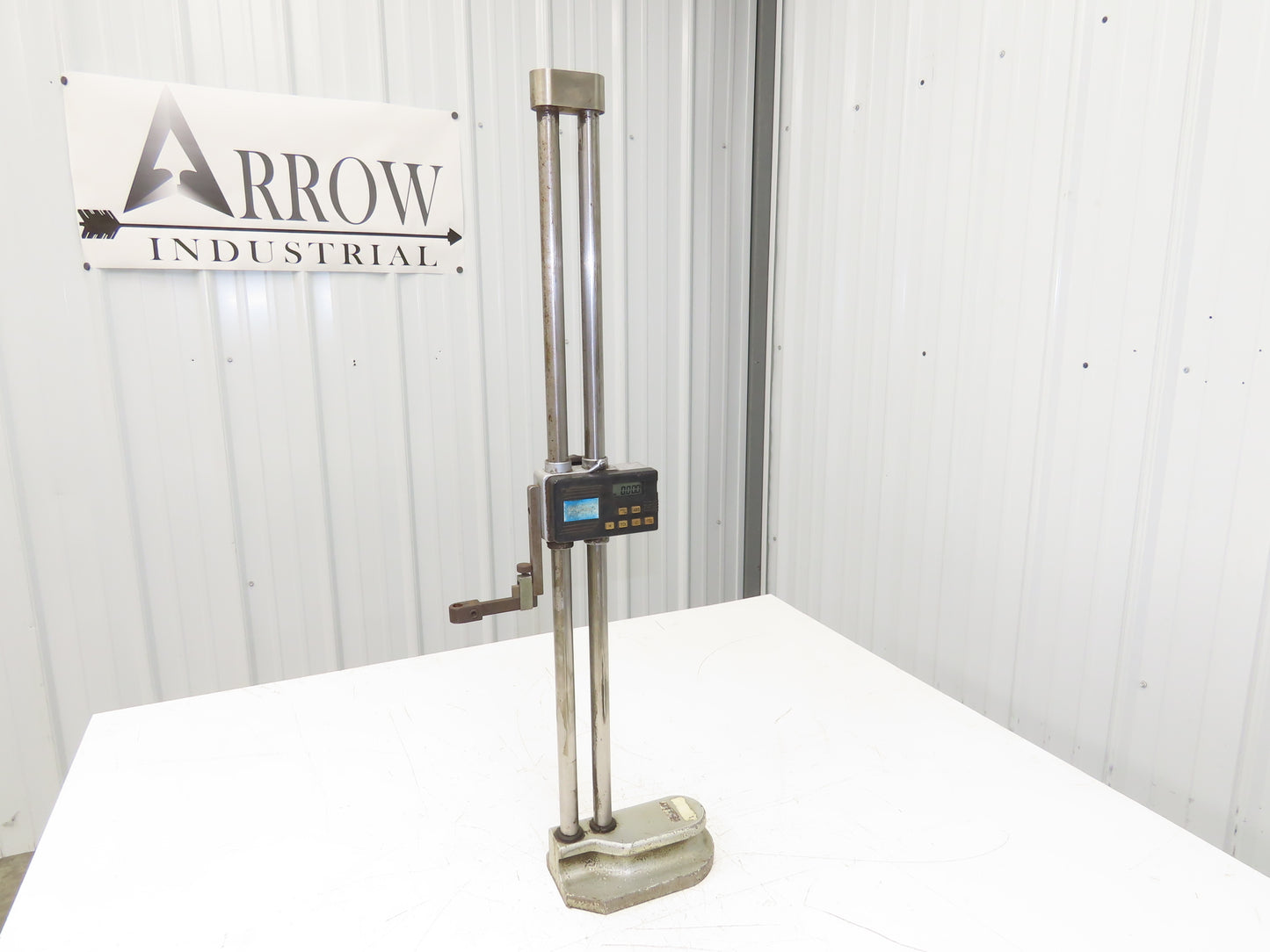 Fowler 54-174-224 Twin Beam Dual Post Digital Height Gage 0-24" Range 600mm