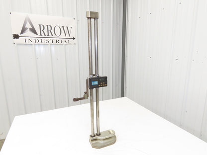Fowler 54-174-224 Twin Beam Dual Post Digital Height Gage 0-24" Range 600mm