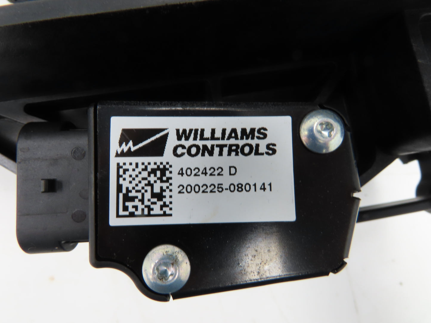 Williams Controls 402746 Forklift Accelerator Pedal & Potentiometer Off E80XN