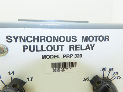 Basler PRP320 Electric Synchronous Motor Pull-out Relay 120/208/240/480V 6VA