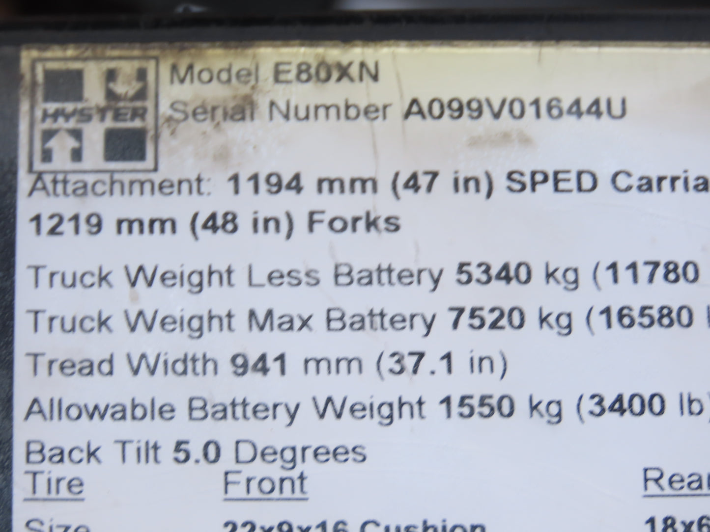 Hyster RU280B-5166P Forklift Curtis Albright DC Motor Contactor Off Hyster E80XN