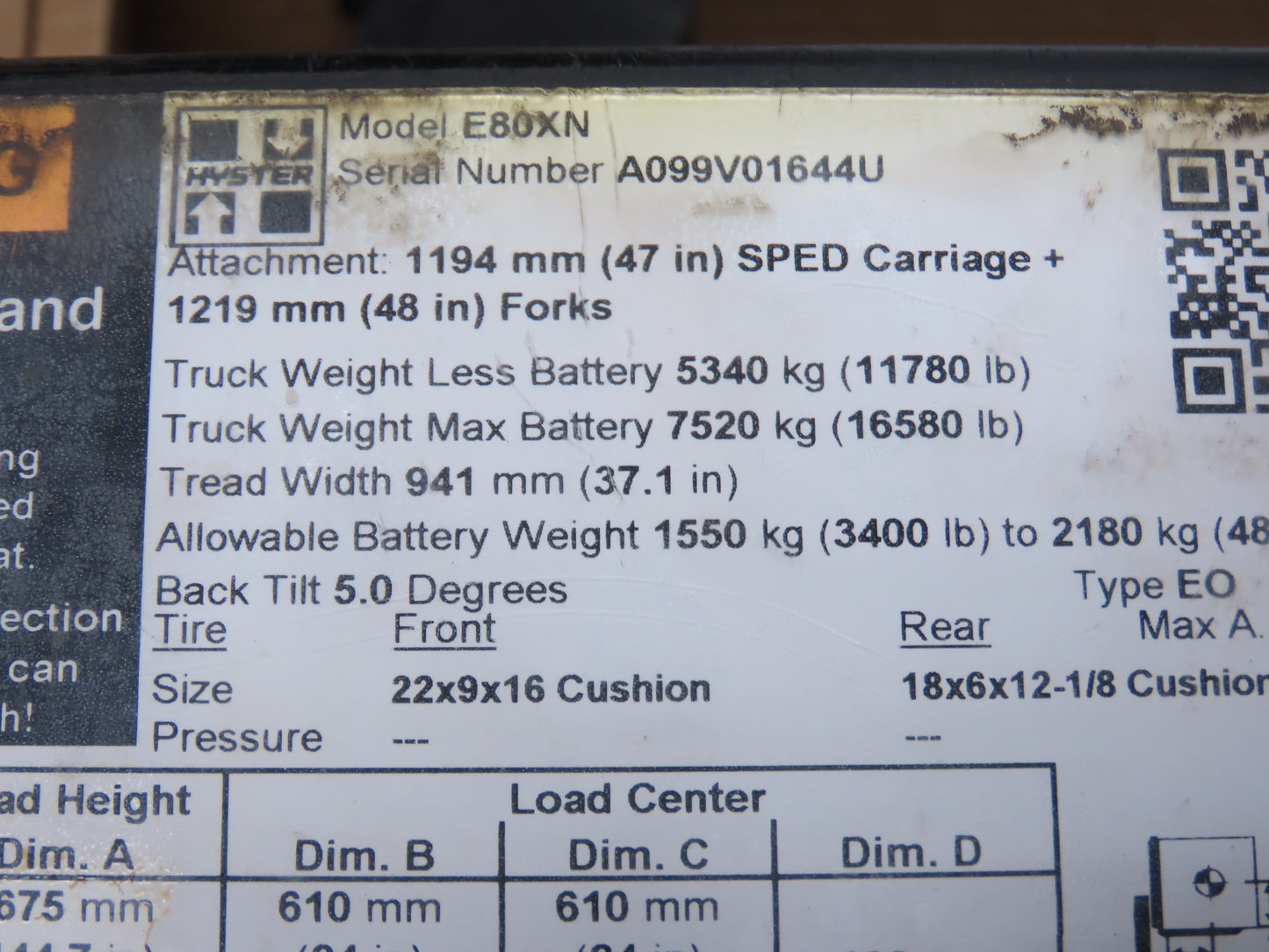 Sevcon 622/11119 Power Converter 36/88VDC To 12VDC Off Hyster E80XN