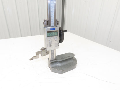 Fowler 54-175-024-0 E Plus Digital Z Height Gage 0-24" Range 600mm .0005"