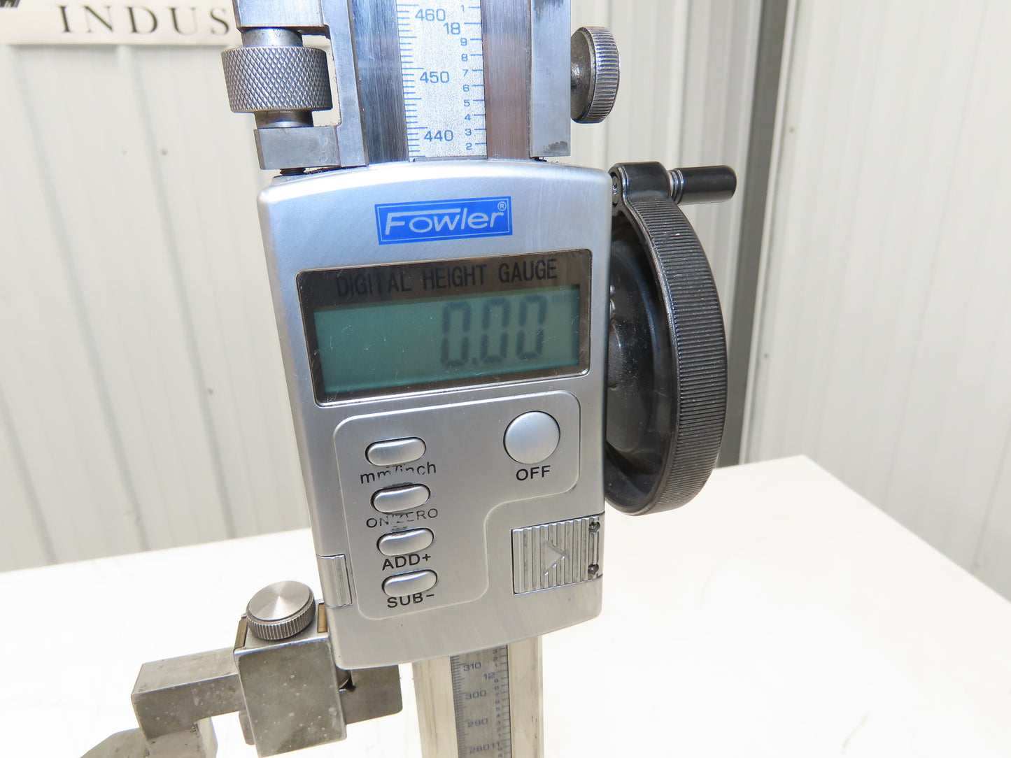 Fowler 54-175-024-0 E Plus Digital Z Height Gage 0-24" Range 600mm .0005"