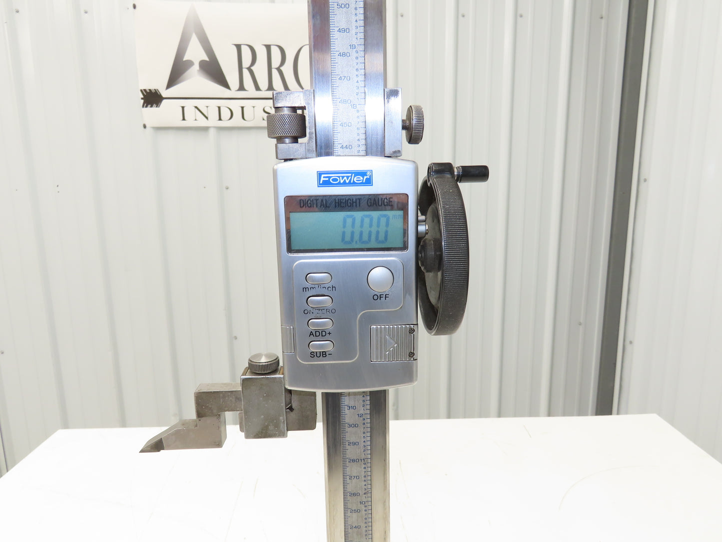 Fowler 54-175-024-0 E Plus Digital Z Height Gage 0-24" Range 600mm .0005"