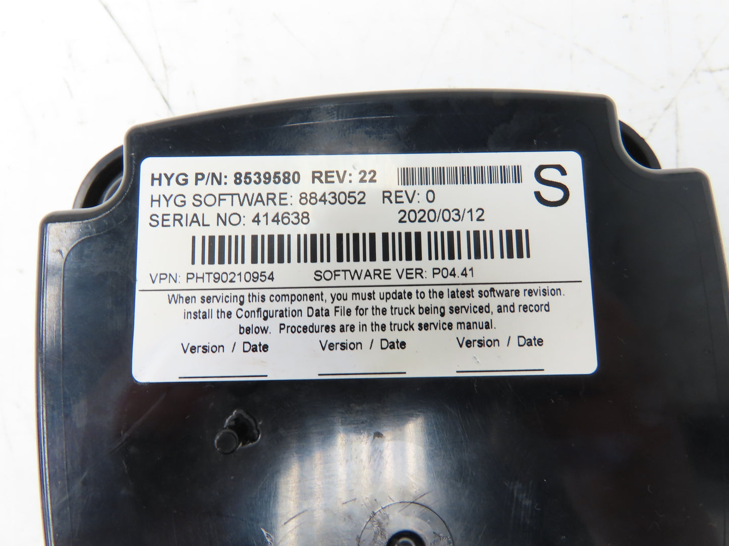 Hyster 8539580 Forklift Display Controller Module Rev 0 W/Key Off E80XN