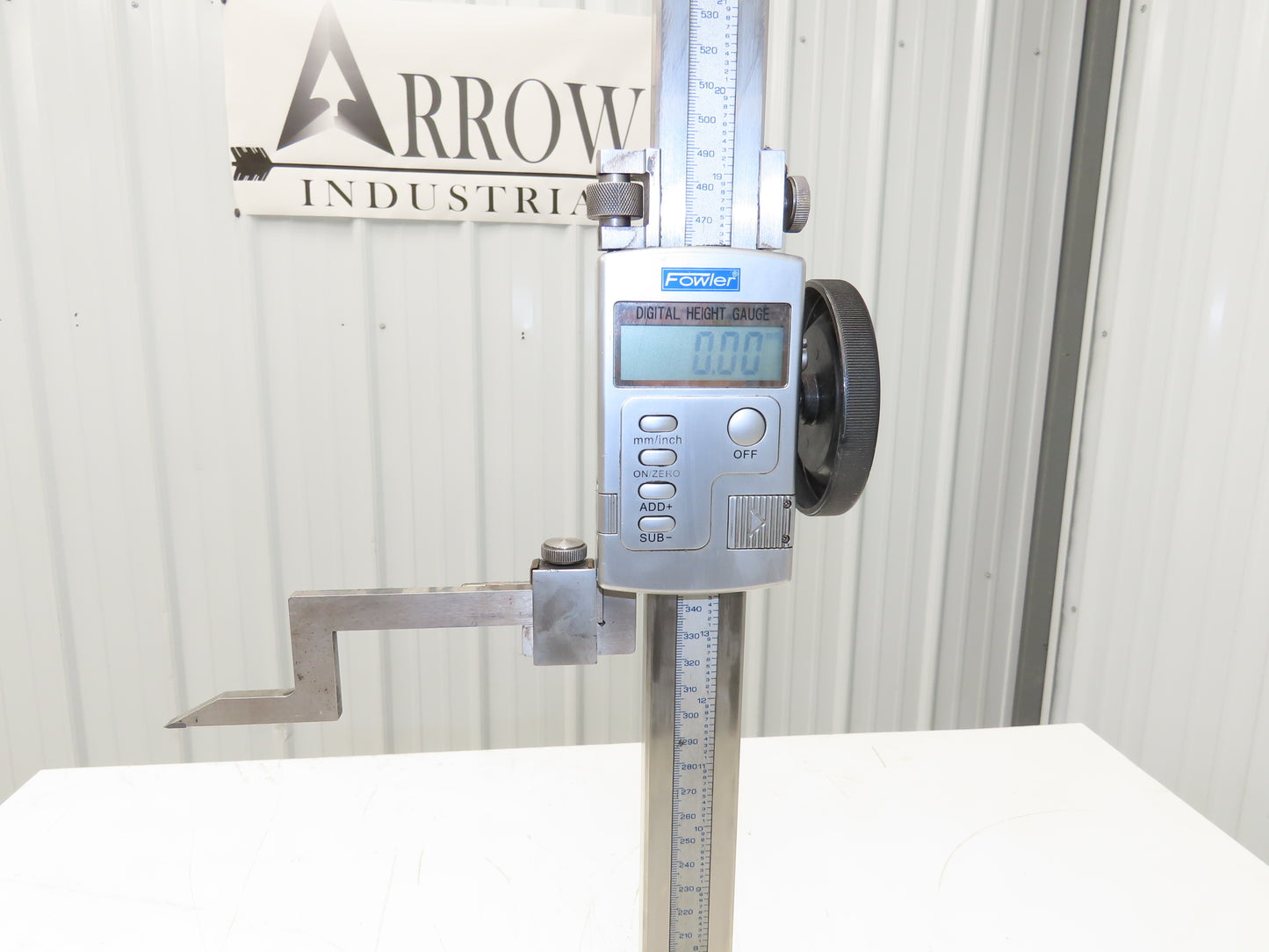 Fowler 54-175-024-0 E Plus Digital Z Height Gage 0-24" Range 600mm 6" Scriber