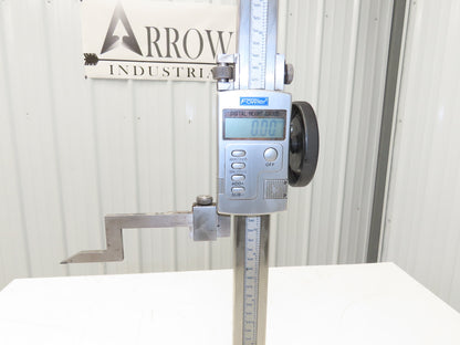 Fowler 54-175-024-0 E Plus Digital Z Height Gage 0-24" Range 600mm 6" Scriber