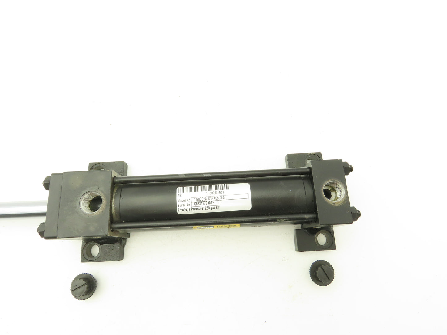 Parker 1.50CC2ALU14AC5.000 Pneumatic Air Cylinder 1.5" Bore 5" Stroke 250PSI