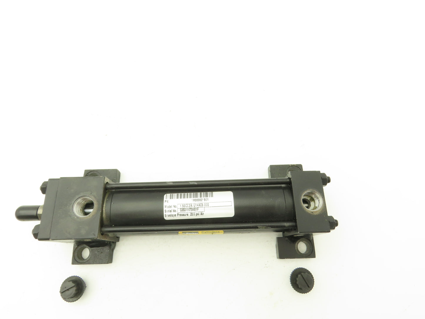 Parker 1.50CC2ALU14AC5.000 Pneumatic Air Cylinder 1.5" Bore 5" Stroke 250PSI