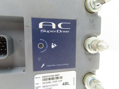 Danaher ACS48L-700F-23P AC SuperDrive Forklift Motor Controller 48V Off E80XN