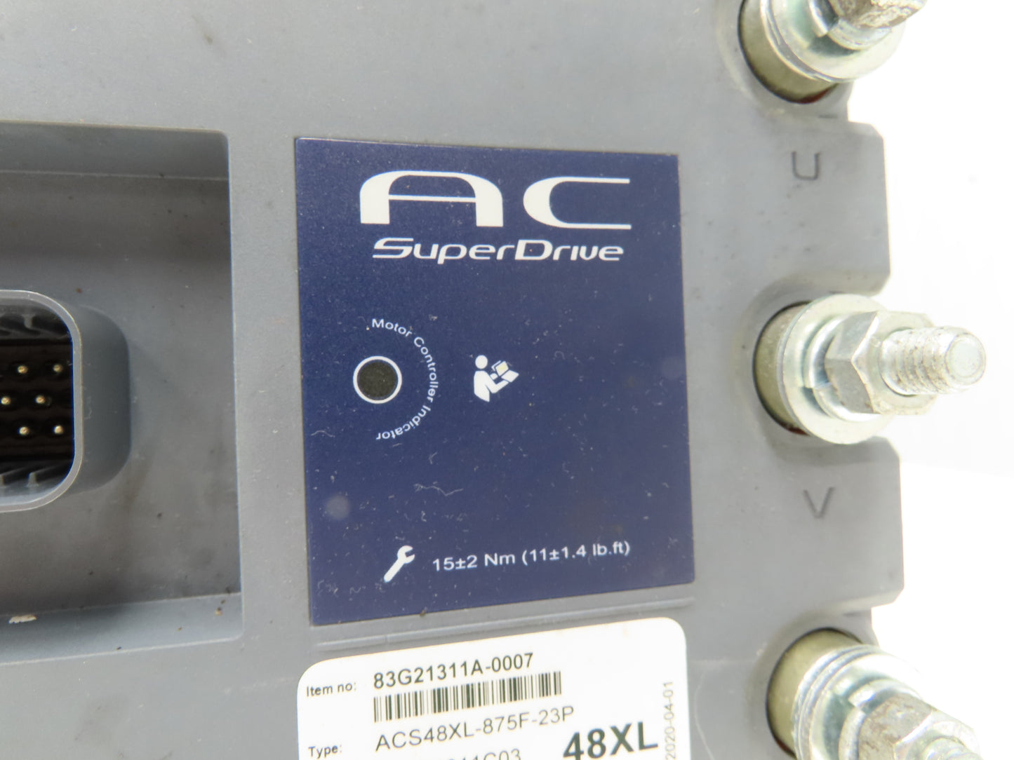 Danaher ACS48XL-875F-23P AC SuperDrive Forklift Motor Controller 48V Off E80XN