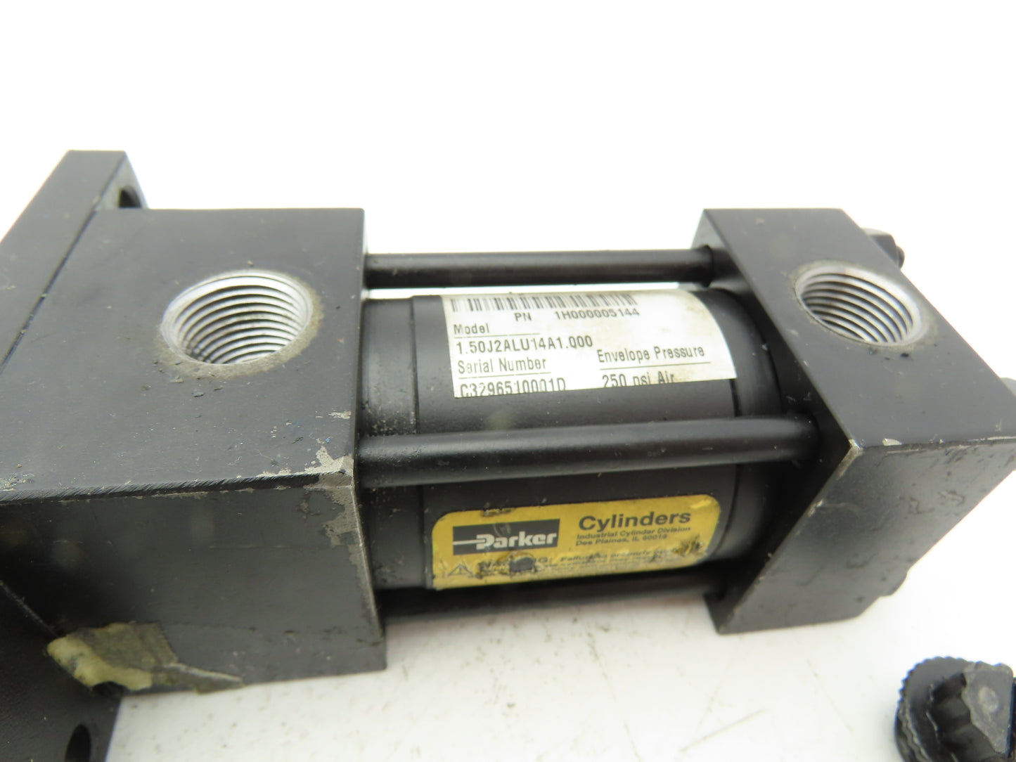 Parker 1.50J2ALU14A1.000 Pneumatic Air Cylinder 1.5" Bore 1" Stroke 250PSI