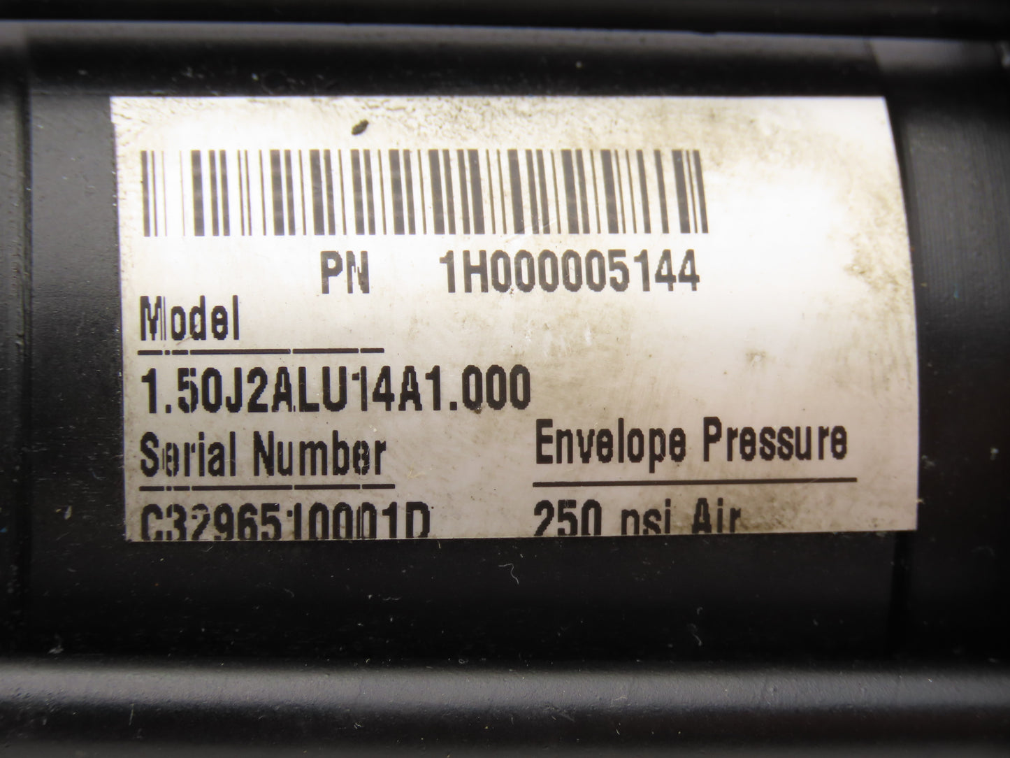 Parker 1.50J2ALU14A1.000 Pneumatic Air Cylinder 1.5" Bore 1" Stroke 250PSI
